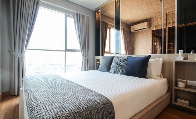 For SaleCondoRama3 (Riverside),Satupadit : 1 bedroom condo for sale near Central Rama 3, Condo Lumpini Place Ratchada-Sathu, fully furnished, size 28 square meters, sold with tenant