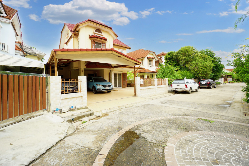 ขายบ้านมีนบุรี-ร่มเกล้า : ขาย บ้านเดี่ยว บ้านพาร์คเวย์โฮม 160 ตรม. 54.5 ตร.วา Parkway Home รามคำแหง 150 ราษฎร์พัฒนา 22, 3นอน 3น้ำ 2จอด ครัว กระเบื้องรอบ สวยพร้อมอยู่