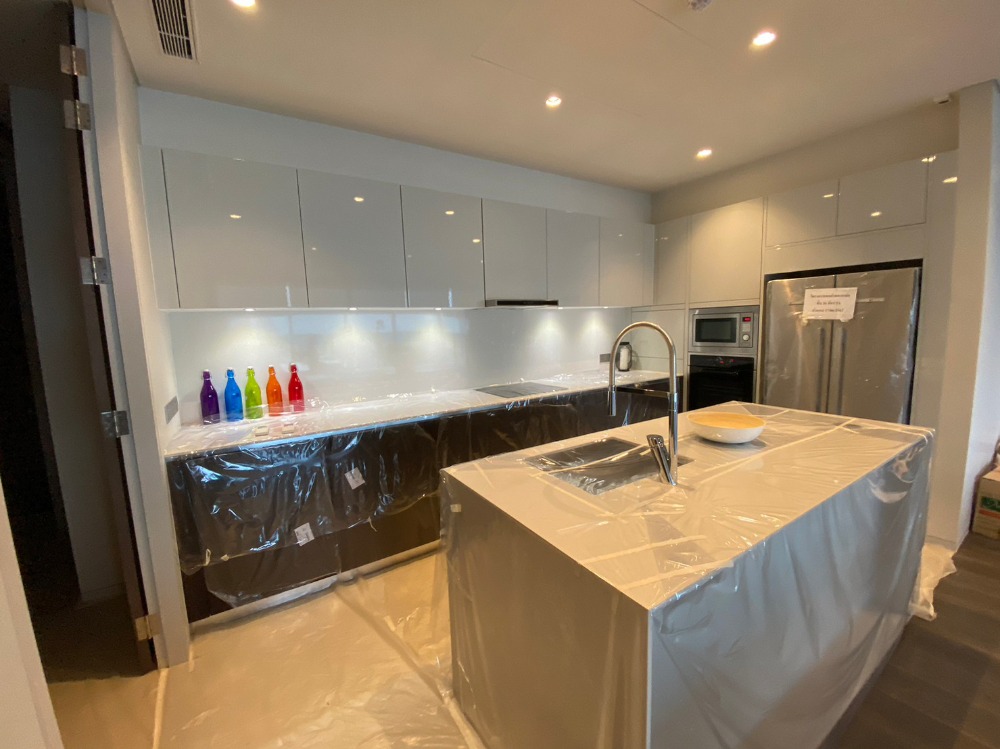 For RentCondoSukhumvit, Asoke, Thonglor : Beautiful room, beautiful view, high floor, rent 3 bedrooms, 3 bathrooms Tela Thonglor Tela Thonglor