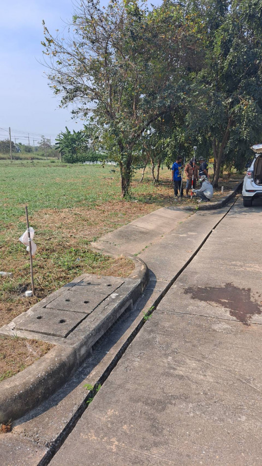 For SaleLandMahachai Samut Sakhon : Selling below appraisal price!! Land 125 square meters, Sarin City, Rama 2, Ban Mek, square plot suitable for building a house