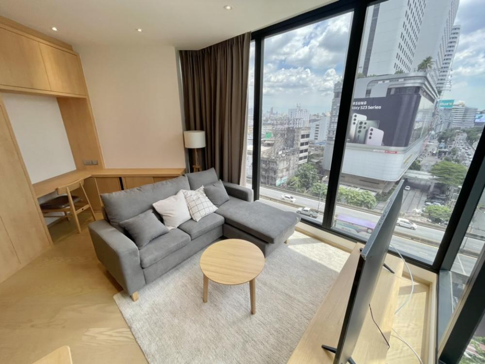 For RentCondoRama9, Petchburi, RCA : Rent Ashton Asoke-Rama 9, new room, beautiful decoration, MUJI 2 bedrooms, 2 bathrooms, comes with washing machines/baking