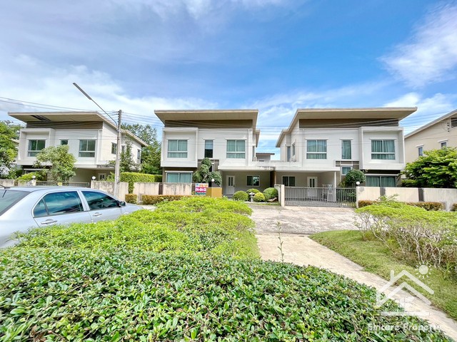 For RentHousePattaya, Bangsaen, Chonburi : Sample house for rent, Casa Grand, Sriracha, Chonburi, Na Suan house, near swimming pool and fitness