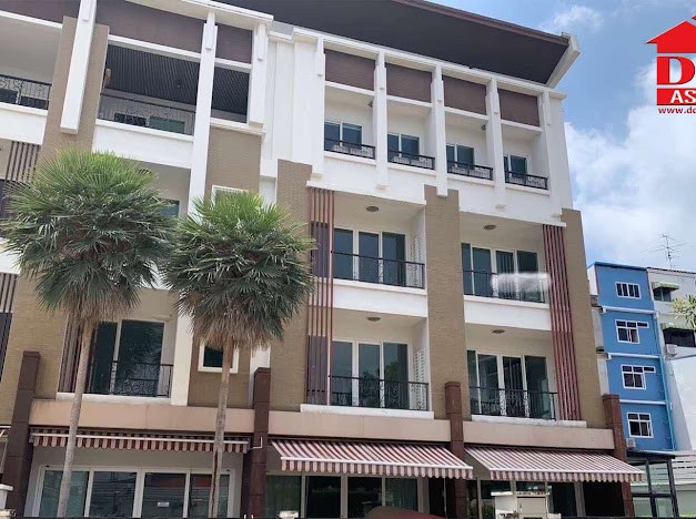 For SaleHome OfficeRamkhamhaeng, Hua Mak : Home office for sale, Biz Town Village, Rama 3-Suksawat, 3 buildings, 4 floors