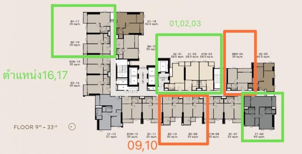 ขายดาวน์คอนโดลาดพร้าว เซ็นทรัลลาดพร้าว : Life Phahon ladprao 1 bed 35 Sq.m. Selling Price : 4,990,000 Call/Line : 0954597992