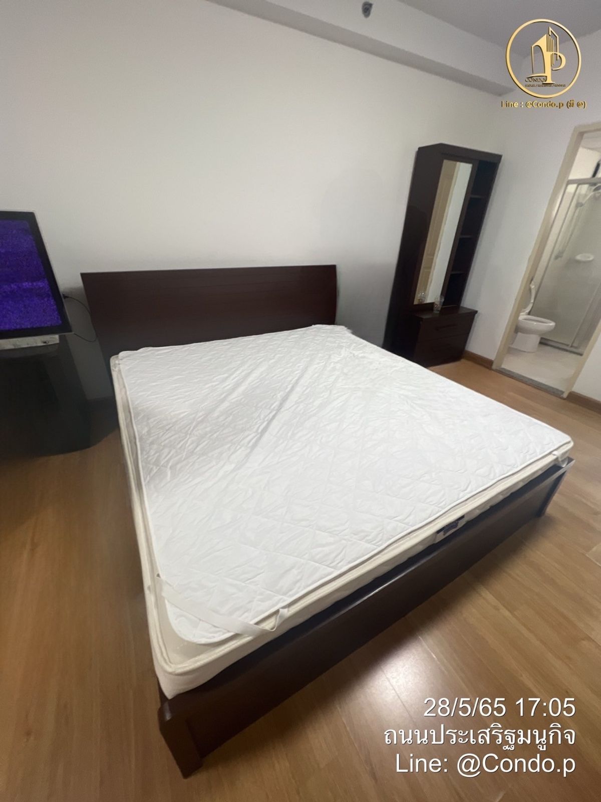 For RentCondoKasetsart, Ratchayothin : ⚜️#PT2403_167⚜️🔥 🔥Condo for rent, Supalai Park, Kaset Intersection 🏢Full electrical appliances
