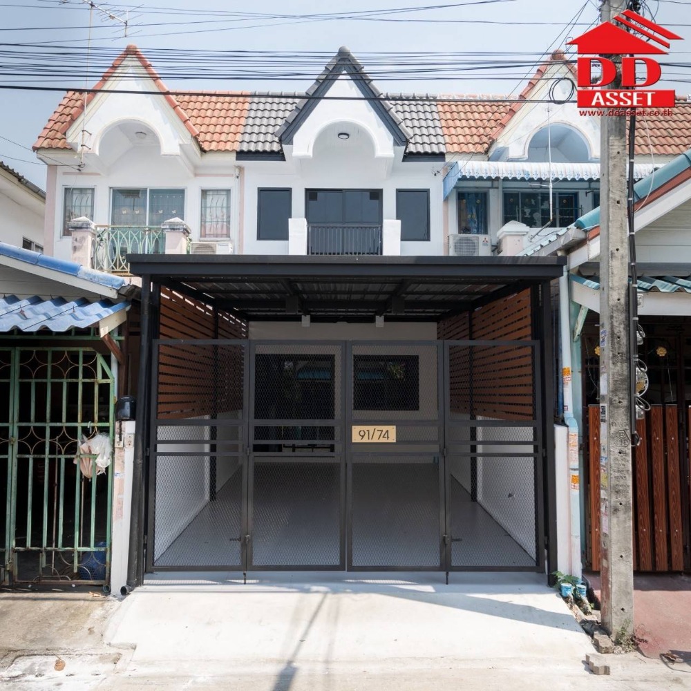 ขายทาวน์โฮมสมุทรปราการ สำโรง : ขายทาวน์เฮ้าส์ 2 ชั้น รินทิชา ซอยมังกร-แพรกษา รีโนเวทตกแต่งใหม่ พร้อมอยู่
