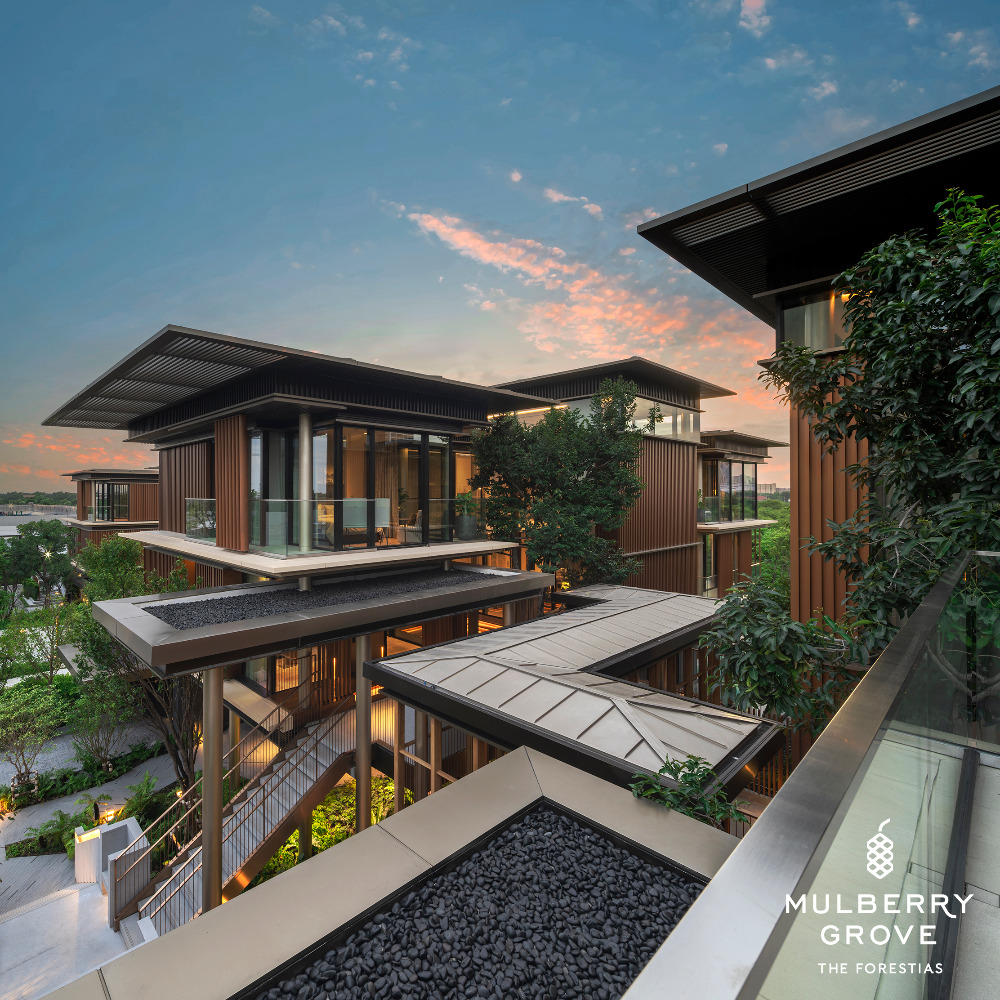 ขายบ้านบางนา แบริ่ง ลาซาล : Mulberry Grove The Forestias Villa TYPE M มัลเบอร์รี่ โกรฟ เดอะ ฟอเรสเทียส์ วิลล่า