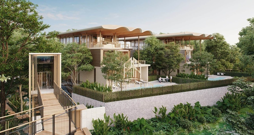 ขายบ้านบางนา แบริ่ง ลาซาล : Mulberry Grove The Forestias Villa TYPE M มัลเบอร์รี่ โกรฟ เดอะ ฟอเรสเทียส์ วิลล่า