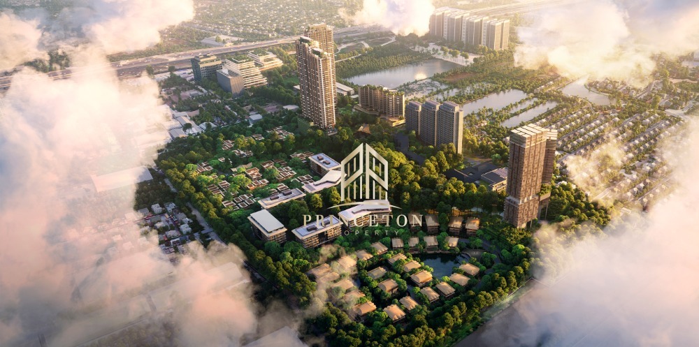 ขายบ้านบางนา แบริ่ง ลาซาล : Mulberry Grove The Forestias Villa TYPE M มัลเบอร์รี่ โกรฟ เดอะ ฟอเรสเทียส์ วิลล่า