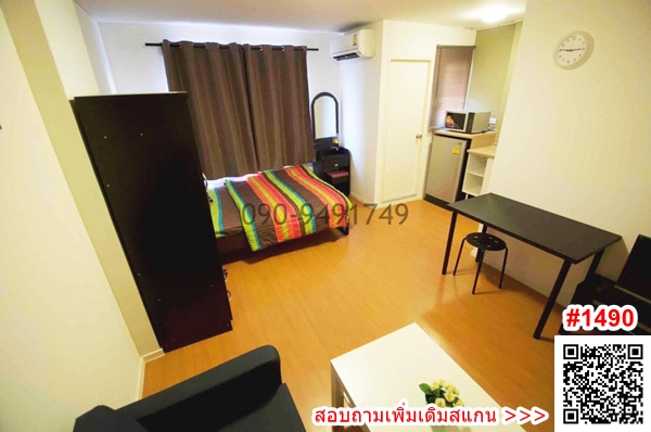 ให้เช่าคอนโดลาดกระบัง สุวรรณภูมิ : เช่า คอนโด ลุมพินี ร่มเกล้า-สุวรรณภูมิ ตกแต่งเฟอร์นิเจอร์ครบ