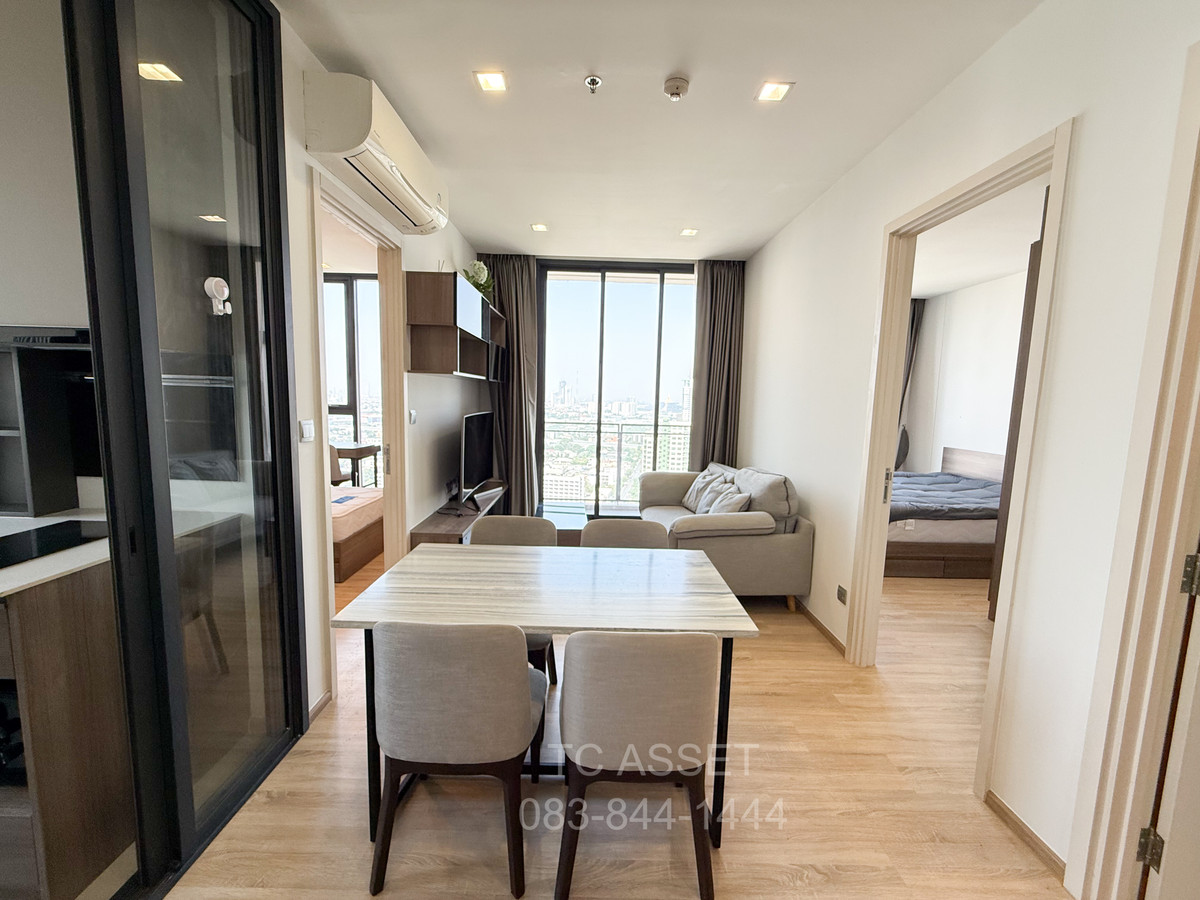 ขายคอนโดสะพานควาย จตุจักร : 🔥ขายด่วน! เดอะ ไลน์ พหลฯ-ประดิพัทธ์ 2 ห้องนอน 1 ห้องน้ำ ห้องมุม ทิศตะวันตก 53.13 ตรม ชั้น 30+ แต่งครบ🔥เพียง 8.499 ล้าน!