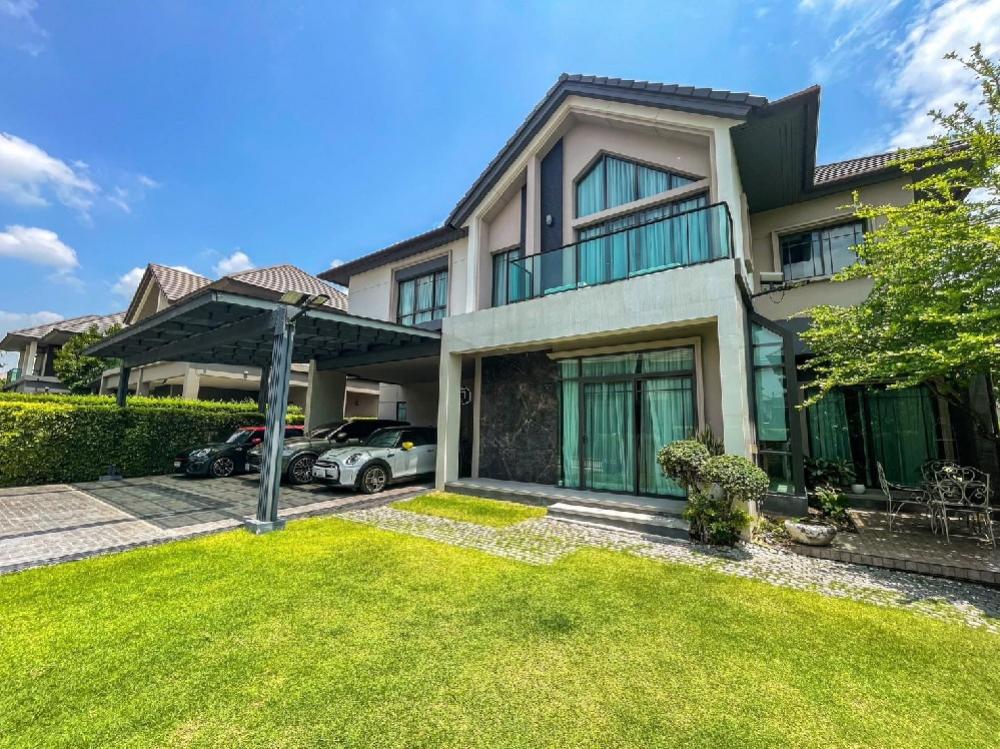For SaleHouseRama5, Ratchapruek, Bangkruai : Selling a large detached house, corner plot, a lot of space, 134.90 square wa, fully furnished, luxury, ready to move in, Bangkok Boulevard project Sathorn-Pinklao 2 Bangkok Boulevard Sathorn-Pinklao 2