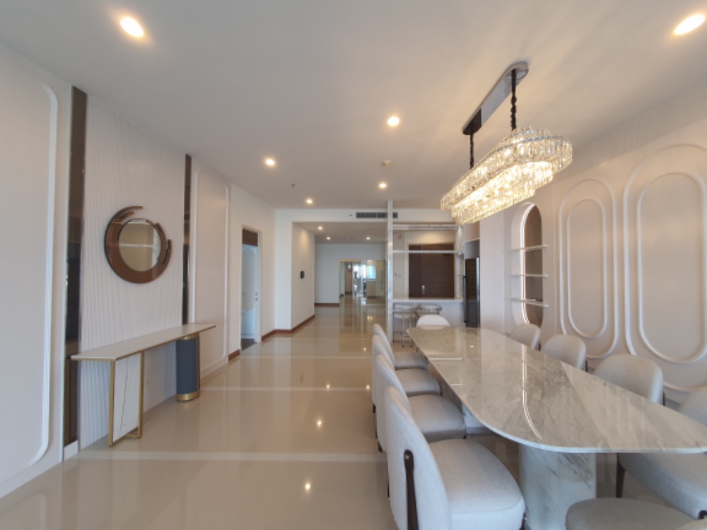 For RentCondoRama3 (Riverside),Satupadit : For rent SUPALAI PRIMA RIVA ,Penthouse 4 bedrooms ,Luxury decoration , Panoramic view and near BTS Chong Nonsi