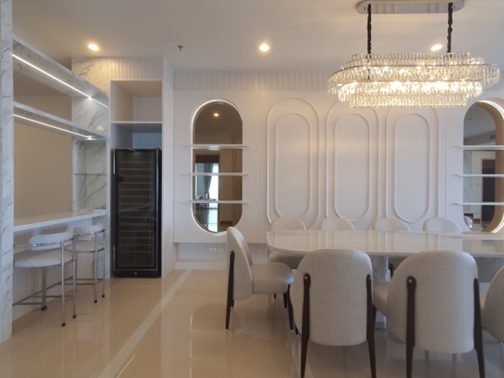 For RentCondoRama3 (Riverside),Satupadit : For rent SUPALAI PRIMA RIVA ,Penthouse 4 bedrooms ,Luxury decoration , Panoramic view and near BTS Chong Nonsi