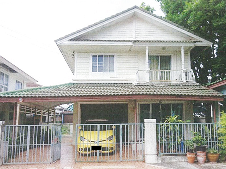 ขายบ้านปทุมธานี รังสิต ธรรมศาสตร์ : ขายบ้านเดี่ยว 2 ชั้น พร้อมสำนักงาน หมู่บ้านพฤกษ์ลดา รังสิต-คลอง 4
