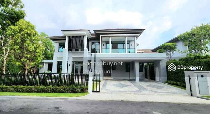 ขายบ้านปิ่นเกล้า จรัญสนิทวงศ์ : บ้านหรูสไตล์โมเดิร์น&สระ ที่ดิน145ตรวา ใช้สอย 568 ตรม.5ห้องนอน 6จอดรถ 29.9ลบ.