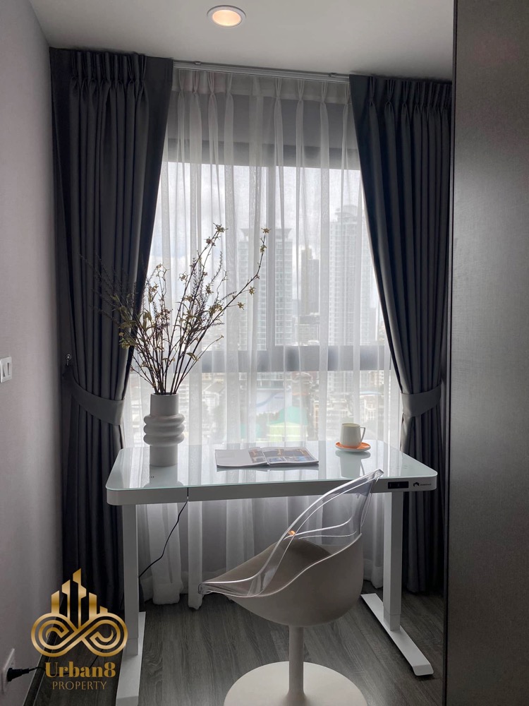 ให้เช่าคอนโดสยาม จุฬา สามย่าน : IDEO Chula - Samyan New room!! 29 sqm.(วิวฝั่ง IconSiam), ห้องใหม่, เฟอร์ครบ 22,000/ด MRT สามย่าน เพียง 400 เมตร