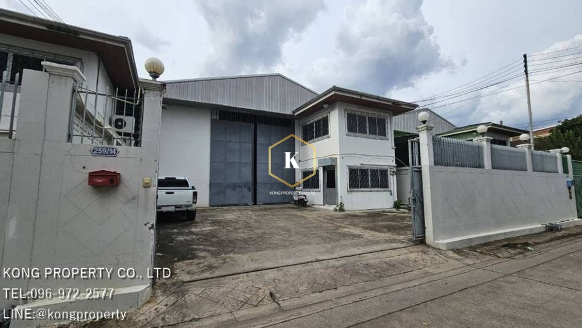 For RentWarehouseNawamin, Ramindra : Warehouse for rent, Vibhavadi Rangsit, Ramintra, Lak Si District, Bangkok, near Don Mueang Airport, 6 minutes