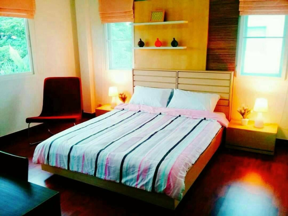 For SaleHouseLadkrabang, Suwannaphum Airport : Supalai Suan Luang, detached house, ready to move in, garden view, area of 79.10 square wah