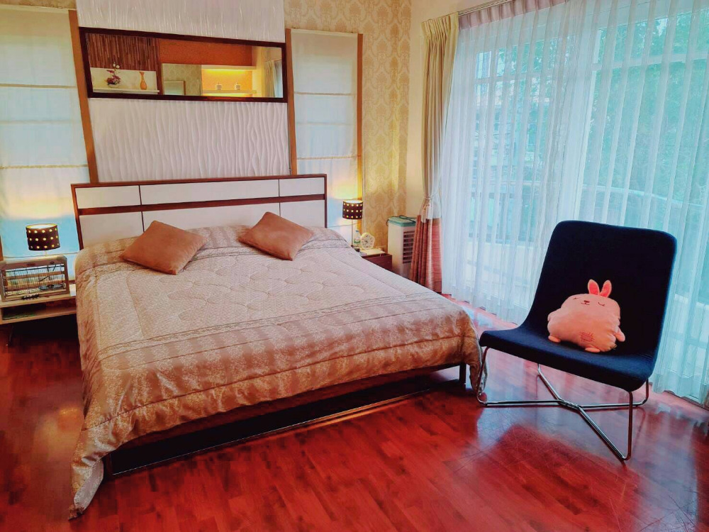 For SaleHouseLadkrabang, Suwannaphum Airport : Supalai Suan Luang, detached house, ready to move in, garden view, area of 79.10 square wah