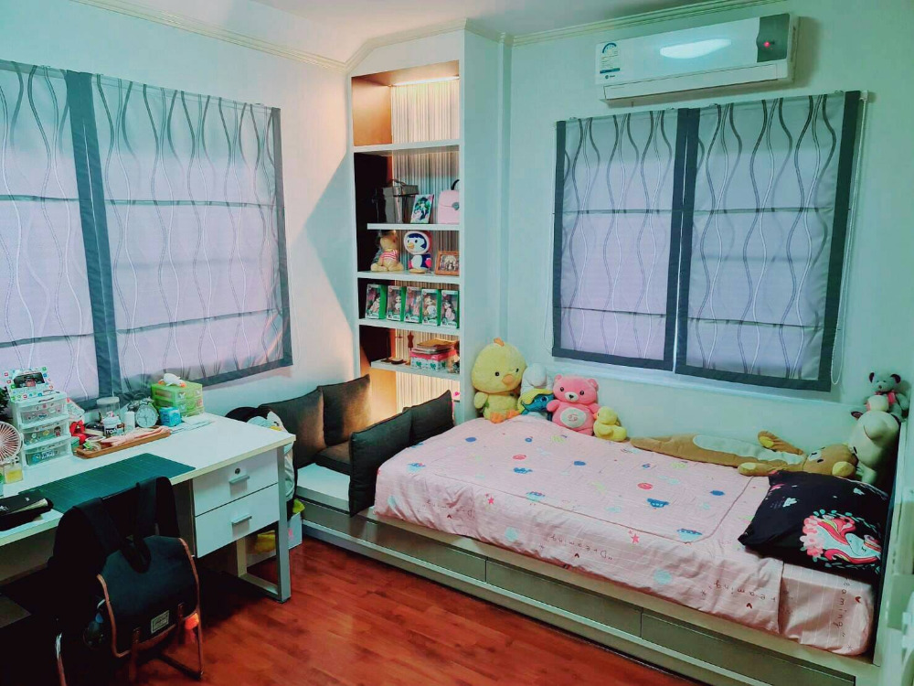 For SaleHouseLadkrabang, Suwannaphum Airport : Supalai Suan Luang, detached house, ready to move in, garden view, area of 79.10 square wah