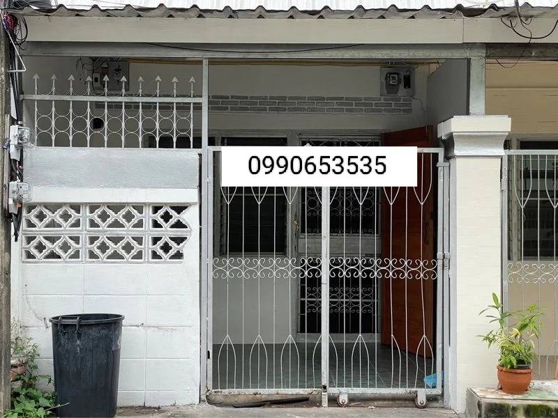 For RentTownhomeBang Sue, Wong Sawang, Tao Pun : ⚡ Rent a 1-storey townhome, Soi Bangkok - Non 56 Intersection 7, near MRT, size 12 sq m. ⚡
