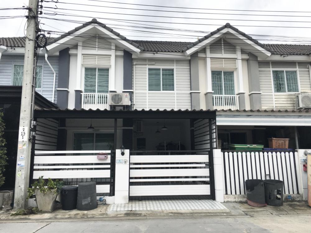 For SaleTownhomeRama 2, Bang Khun Thian : Pruksa Ville 53/2 Sakae Ngam 14, Main Road, decorated with new paint