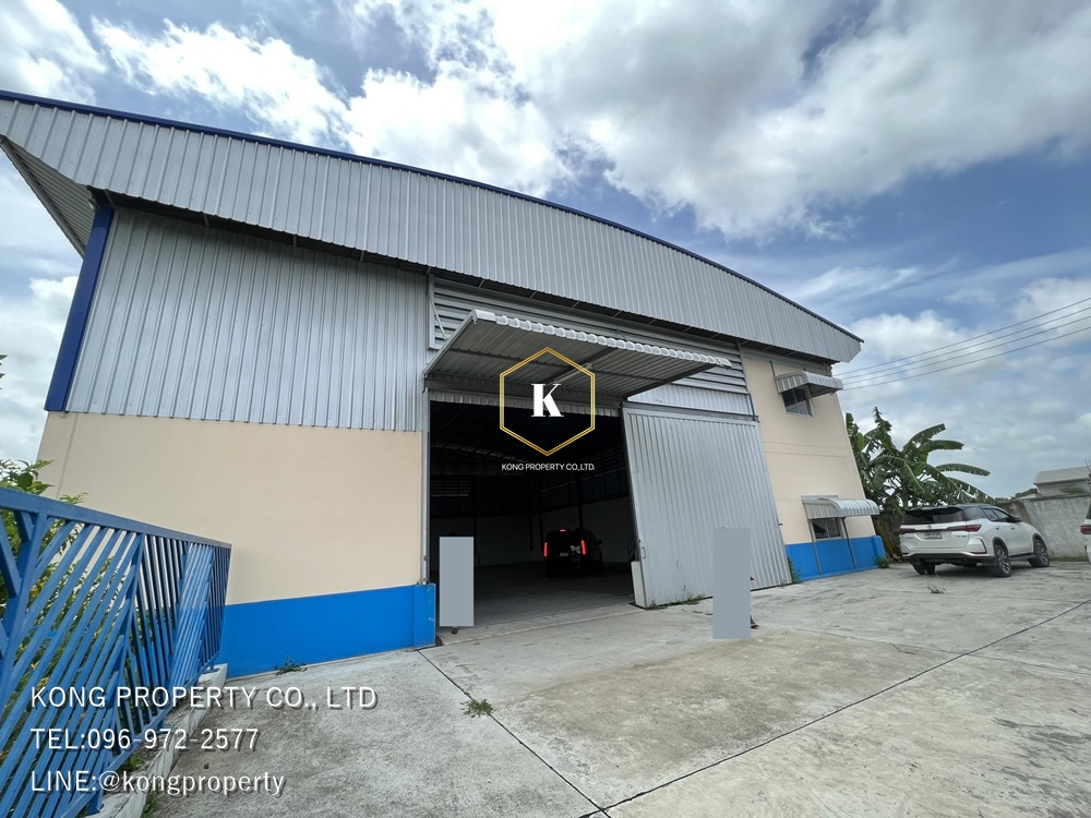 For RentFactoryPathum Thani,Rangsit, Thammasat : Factory for rent, Lat Lum Kaeo, Pathum Thani, near Nopphawong Intersection, area 520 sq m.