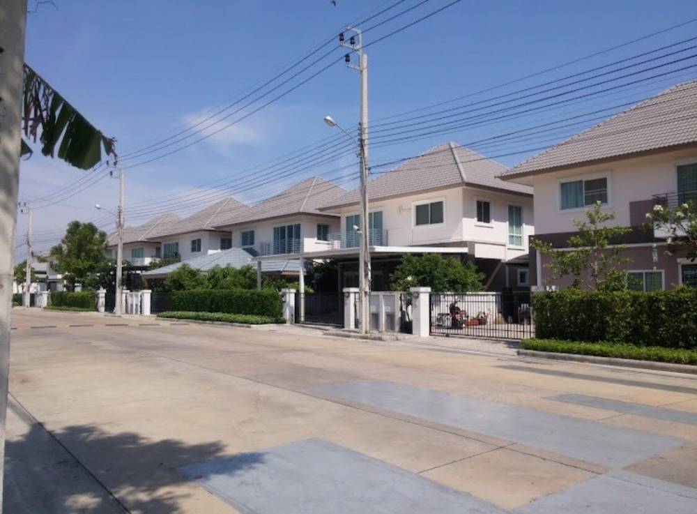 ให้เช่าบ้านสมุทรปราการ สำโรง : ให้เช่าบ้านเดี่ยว บ้านริมสวน ซีนเนอรี บางนา-สุวรรณภูมิ ใกล้ บิ๊กซี บางพลี เพียง 5 นาที