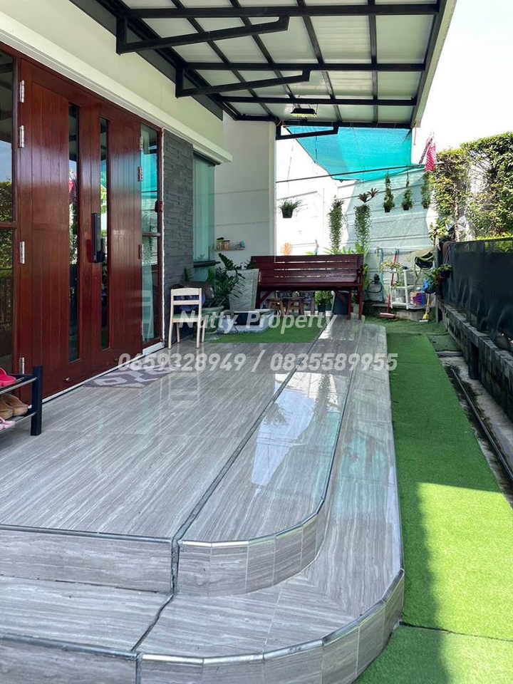 For SaleHouseBangna, Bearing, Lasalle : Luxury detached house In Soi Ratchawinit Bang Kaew The City Bangna Km.7