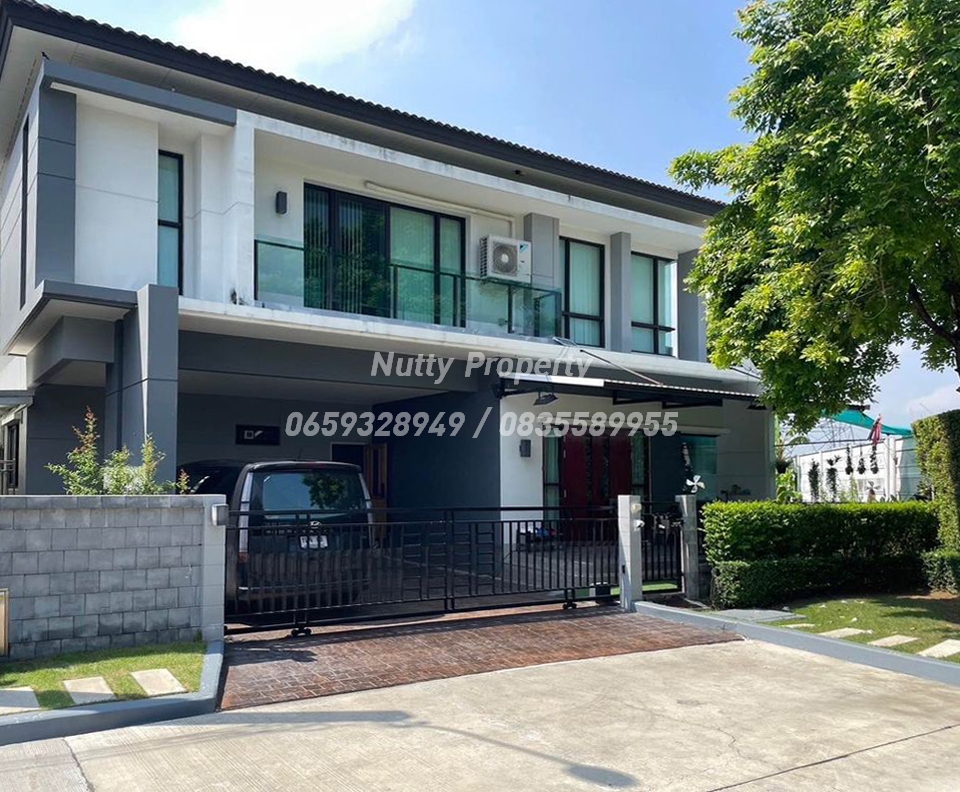 For SaleHouseBangna, Bearing, Lasalle : Luxury detached house In Soi Ratchawinit Bang Kaew The City Bangna Km.7