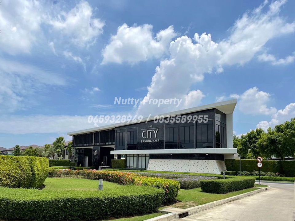 For SaleHouseBangna, Bearing, Lasalle : Luxury detached house In Soi Ratchawinit Bang Kaew The City Bangna Km.7