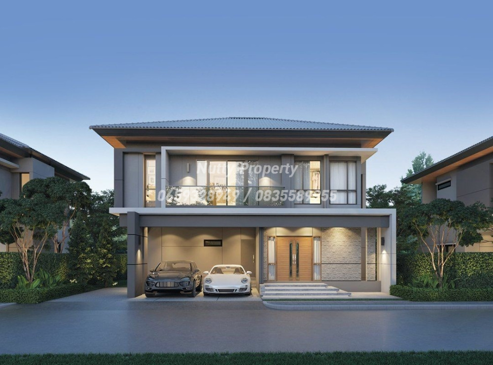 For SaleHouseBangna, Bearing, Lasalle : Luxury detached house In Soi Ratchawinit Bang Kaew The City Bangna Km.7