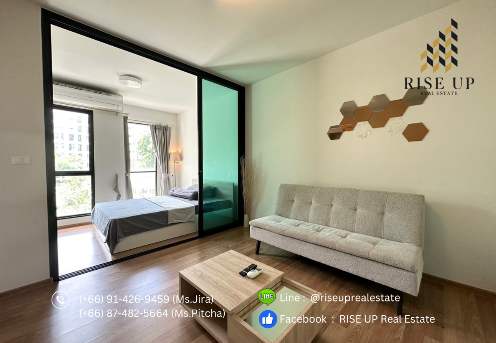 For RentCondoBangna, Bearing, Lasalle : For rent 🔥 Unio Sukhumvit 72 Phase 1, Studio, 27 Sq.m. 🔥 9,000 /month 🔥