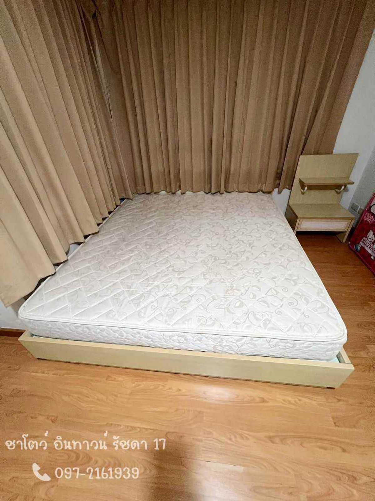 For RentCondoRatchadapisek, Huaikwang, Suttisan : 📣 Condo for rent, Chateau In Town Ratchada 17, corner room, near MRT Huai Khwang - Sutthisan, large room, ready to move in.