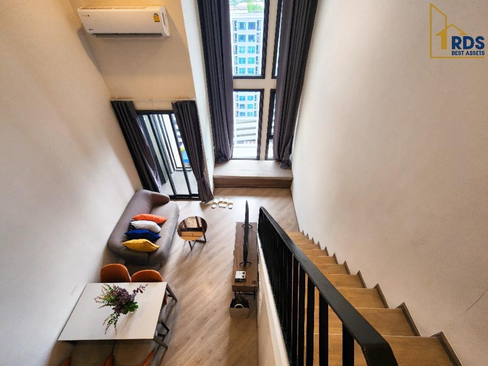 For RentCondoVipawadee, Don Mueang, Lak Si : 🟥🟥 Condo for rent, The Base Saphan Mai, 2-storey loft room 🔥🔥 Very worthwhile, ready to move in