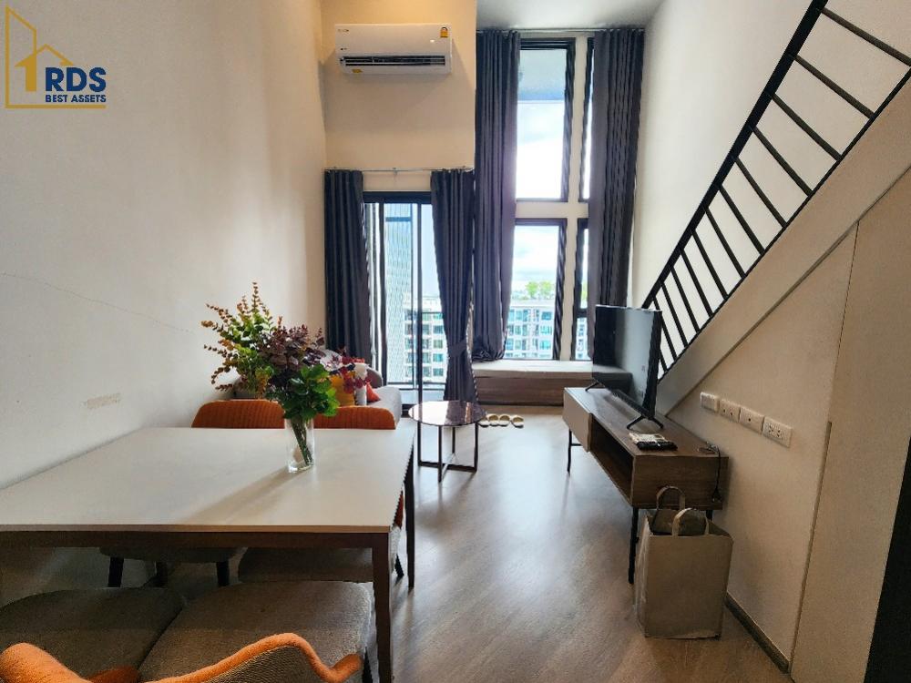 For RentCondoVipawadee, Don Mueang, Lak Si : 🟥🟥 Condo for rent, The Base Saphan Mai, 2-storey loft room 🔥🔥 Very worthwhile, ready to move in