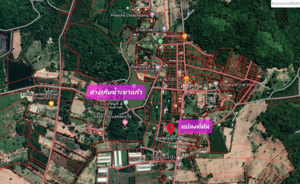 ขายที่ดินสระบุรี : ขายที่ดินเปล่า 10.5 ไร่ ใกล้อ่างเก็บน้ำเขาแก้ว ติดถนนสาธารณประโยชน์ คลองเรือ วิหารแดง สระบุรี