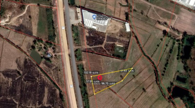 ขายที่ดินนครสวรรค์ : ขายที่ดิน เนื้อที่ 3 ไร่ 54.4 ตารางวา ติดถนนใหญ่ หมายเลข 11 ติดศูนย์รถยนต์อีซูซุ Isuzu ใกล้สี่แยกหนองบัว ฝั่งขาเข้ากรุงเทพ ตำบลหนองบัว อำเภอหนองบัว จังหวัดนครสวรรค์