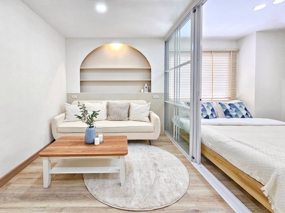 ขายคอนโดลาดพร้าว เซ็นทรัลลาดพร้าว : คอนโดรัชดาเพรสทีจ  ลาดพร้าว48  ขนาดห้อง 31 ตร.ม. แต่งครบพร้อมอยู่