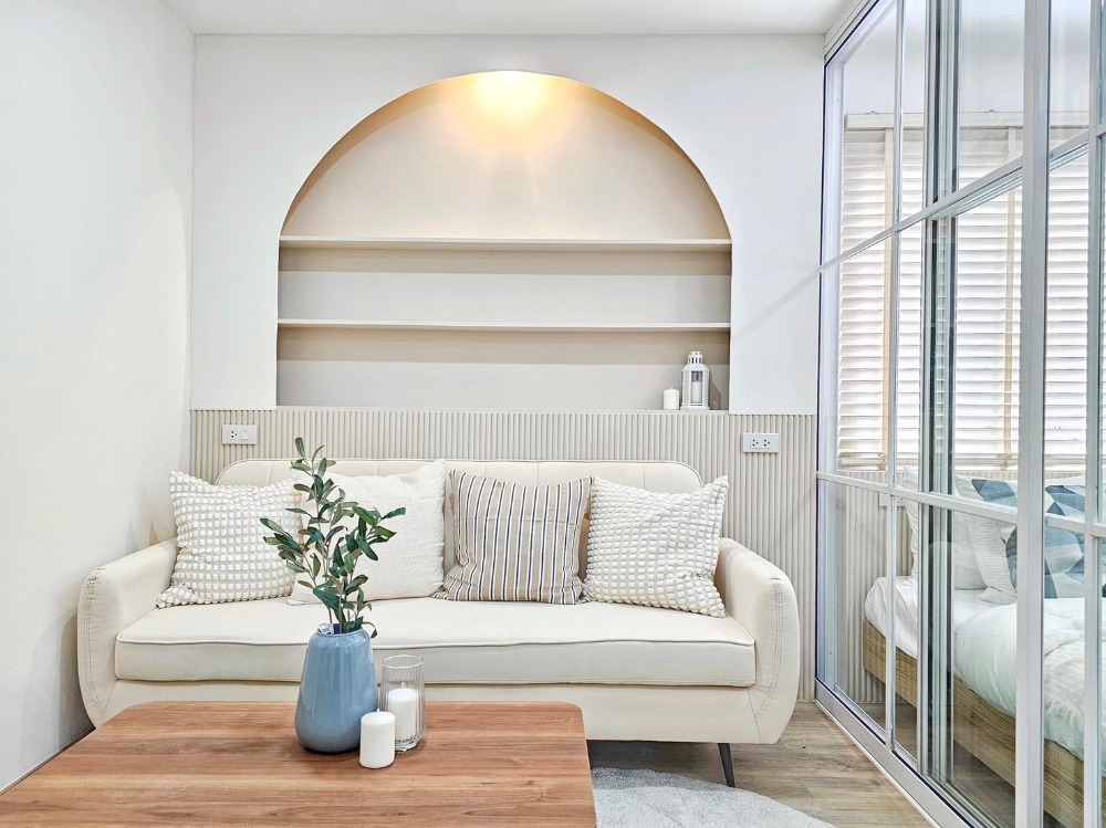 ขายคอนโดลาดพร้าว เซ็นทรัลลาดพร้าว : คอนโดรัชดาเพรสทีจ  ลาดพร้าว48  ขนาดห้อง 31 ตร.ม. แต่งครบพร้อมอยู่