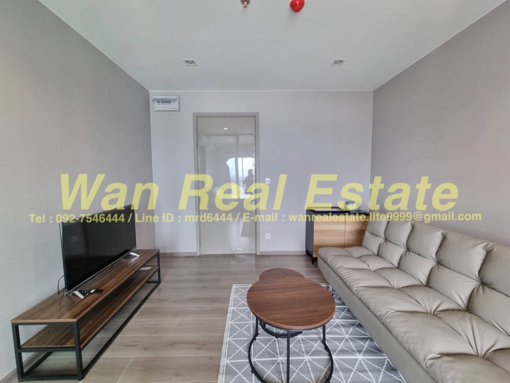 For RentCondoRattanathibet, Sanambinna : Condo for rent, Politan Aqua, 22nd floor, size 31 sq m, river view, riverside zone, beautiful, ready to move in