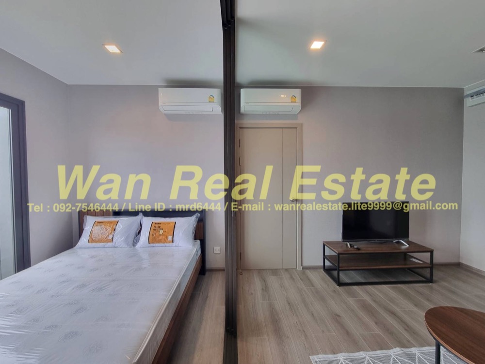 For RentCondoRattanathibet, Sanambinna : Condo for rent, Politan Aqua, 22nd floor, size 31 sq m, river view, riverside zone, beautiful, ready to move in