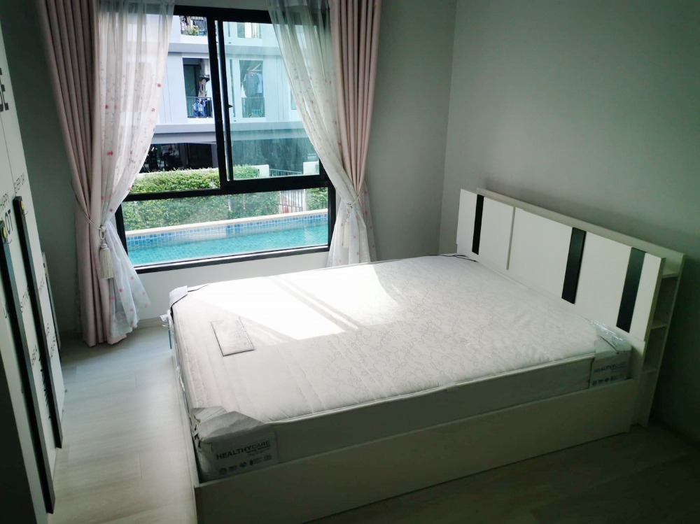 ขายคอนโดเสรีไทย-นิด้า : S_UST112 ยูนิโอ รามคำแหง 27ตรม. ชั้น2 วิวสระ 1.34ล้าน 064-959-8900