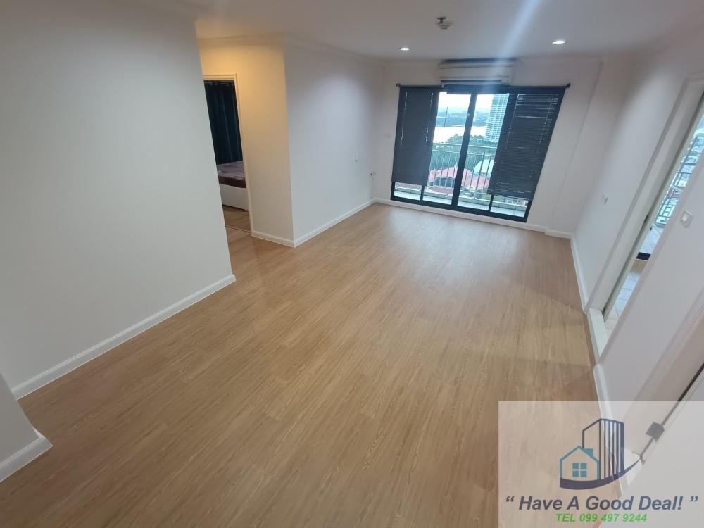 For SaleCondoRama3 (Riverside),Satupadit : 68.5 sq.m. condo, 22nd floor, corner room, Lumpini Place Narathiwat-Chao Phraya
