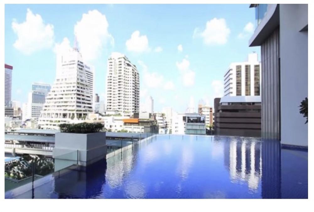 For RentCondoSathorn, Narathiwat : 🔥For urgent rent🔥 The Infinity Condo, spacious room, 2 bedrooms, 2 bathrooms, fully furnished, next to BTS Chong Nonsi ❗