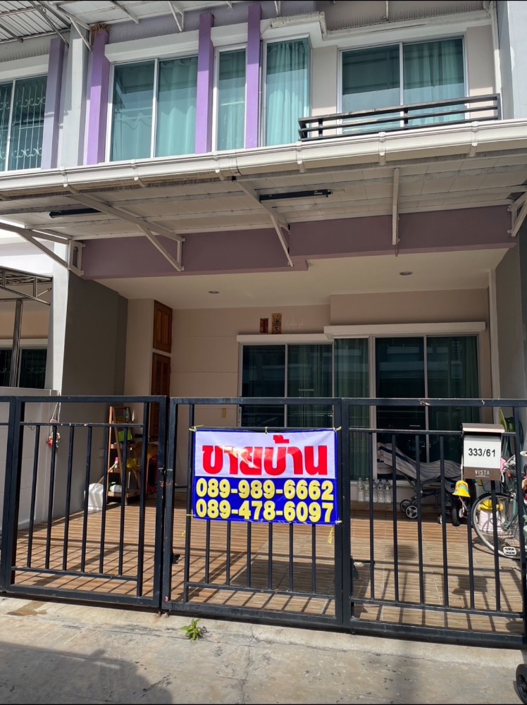 For SaleTownhomeRama5, Ratchapruek, Bangkruai : **Owner selling it himself Not accepting agencies** Townhouse for sale, single owner. Never rented out, 2 floors, 3 bedrooms, 3 bathrooms.