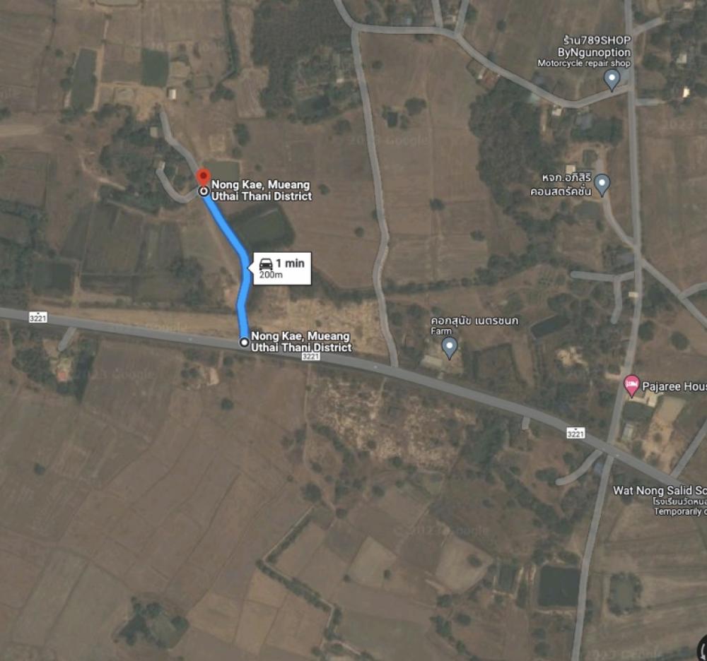 ขายที่ดินอุทัยธานี : ขาย ที่ดิน 4 ไร่ 13 ตร.วา จังหวัดอุทัยธานี  อำเภอเมือง  ตำบล ดอนขวาง ห่างจากถนน 3221 เพียง 200 เมตร ห่างจากตัวเมืองเพียง 4 กิโลเมตร เหมาะ ทำคาเฟ่ สร้างบ้านอยู่อาศัย  ทำเกษตร