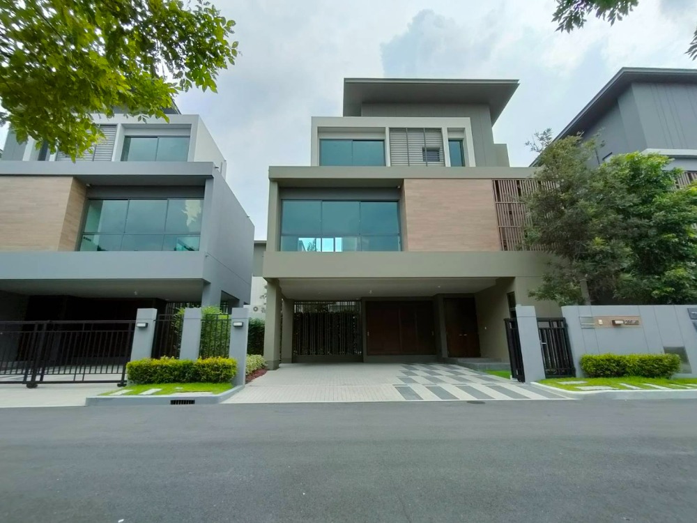 ขายบ้านพระราม 5 ราชพฤกษ์ บางกรวย : PN659HS1006 ขายบ้านเดี่ยว 3 ชั้น แกรนด์ บางกอก บูเลอวาร์ด ราชพฤกษ์ พระราม 5 พื้นที่ 76 ตรว 5นอน 6น้ำ