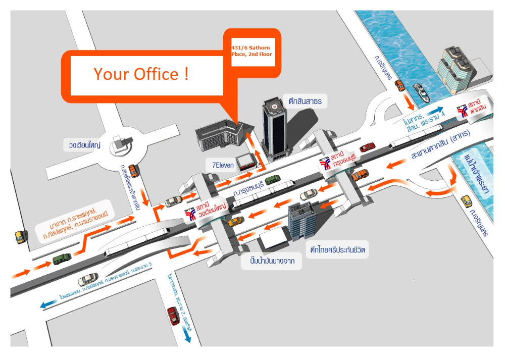 For RentOfficeWongwianyai, Charoennakor : Premium Office Space for Rent - Prime Krung Thonburi Location: EXCEPTIONAL VALUE IN BANGKOK'S BUSINESS DISTRICT